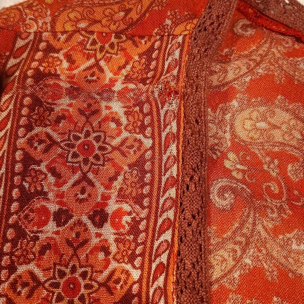 Area Stars His Mix Print Long Sleeve Dress M - Picture 15 of 15
